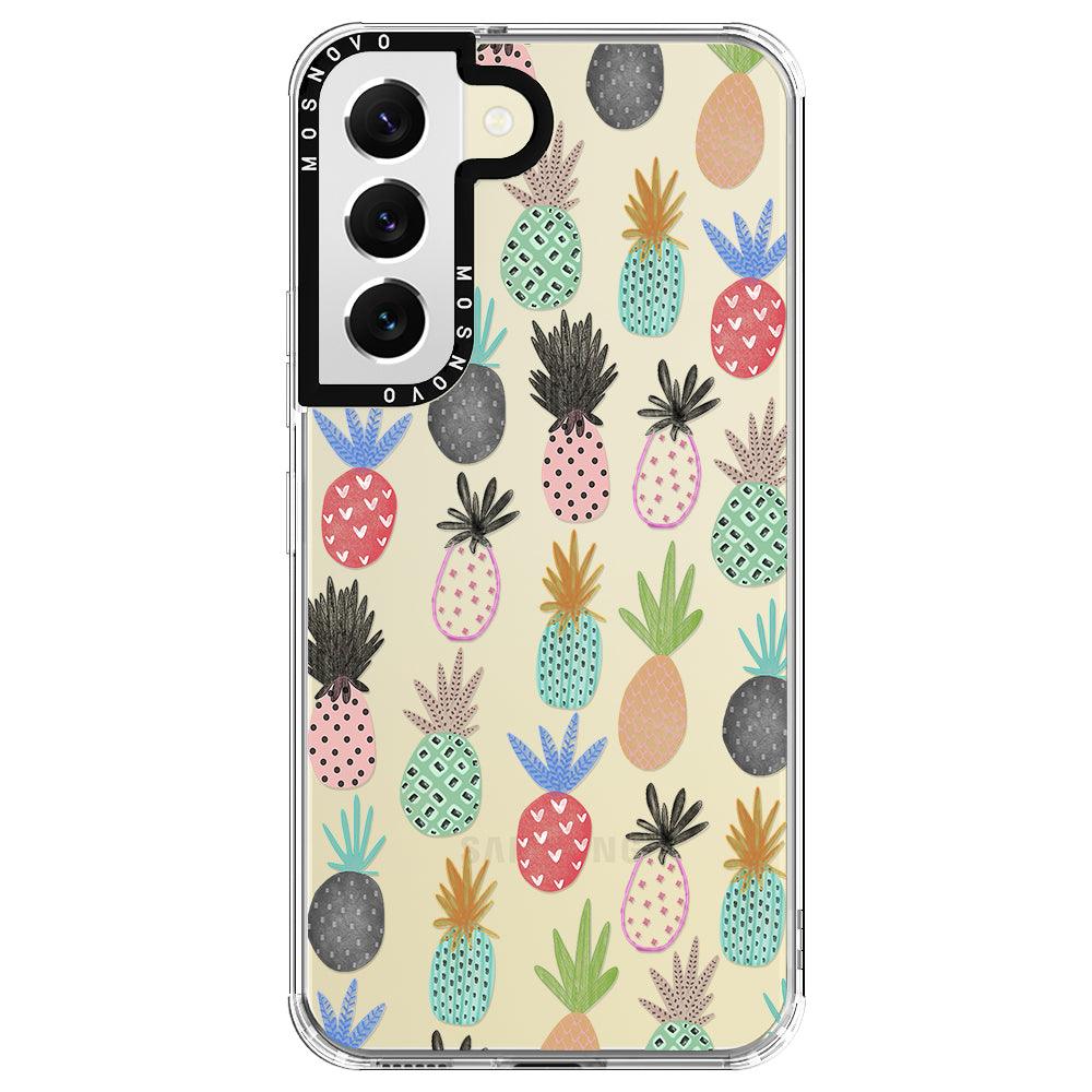 Cute Pineapple Phone Case - Samsung Galaxy S22 Case - MOSNOVO