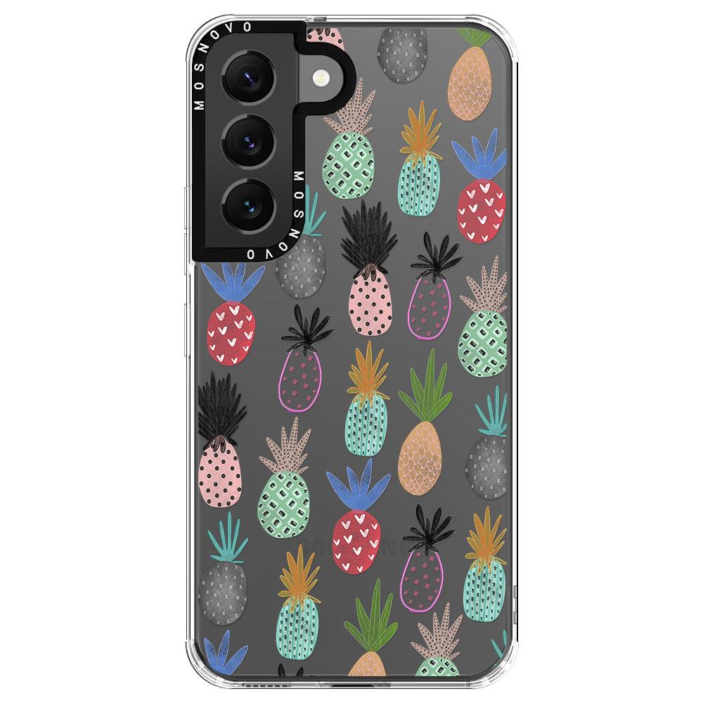 Cute Pineapple Phone Case - Samsung Galaxy S22 Case - MOSNOVO