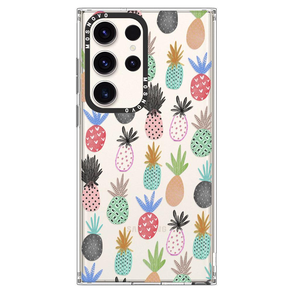 Cute Pineapple Phone Case - Samsung Galaxy S23 Ultra Case - MOSNOVO