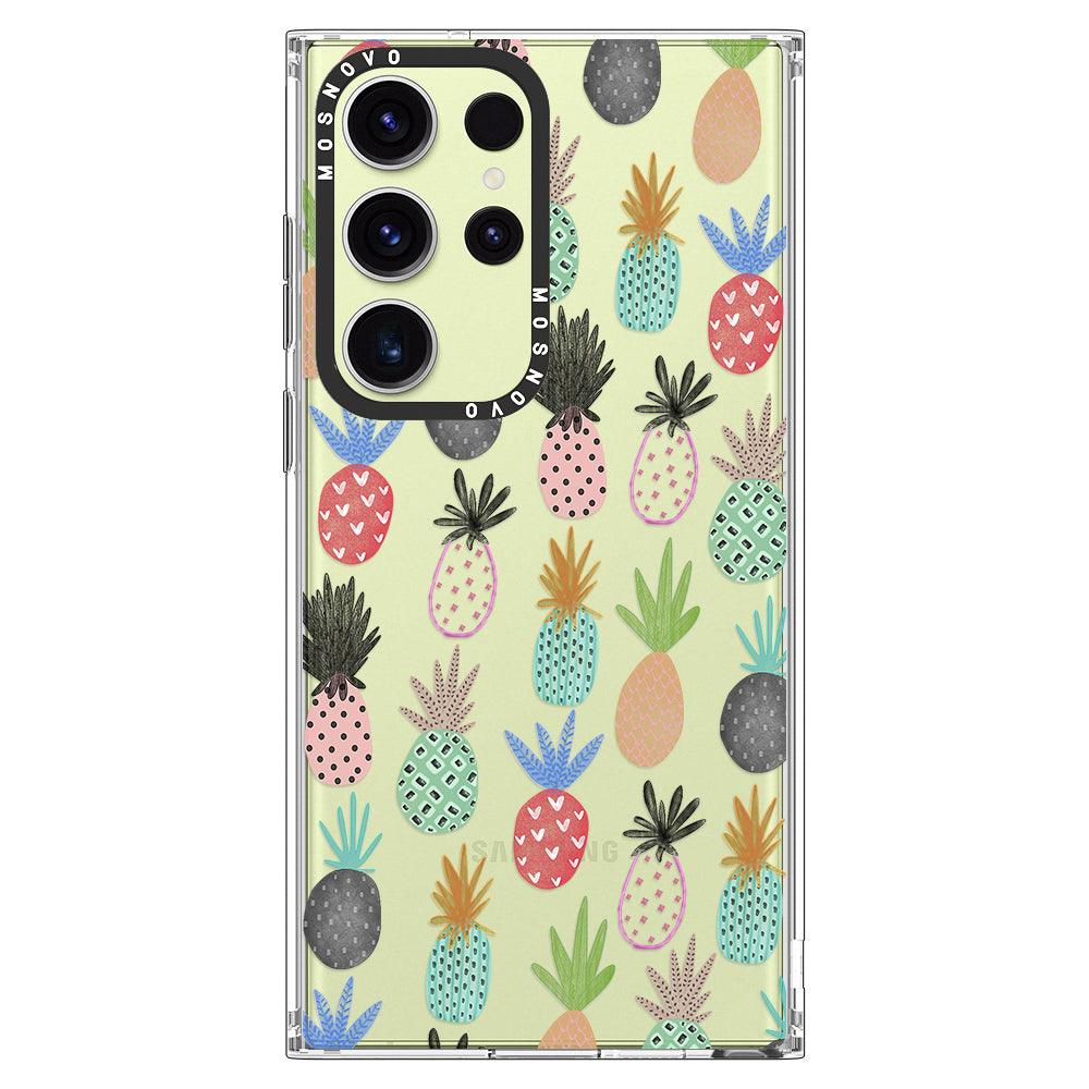 Cute Pineapple Phone Case - Samsung Galaxy S23 Ultra Case - MOSNOVO