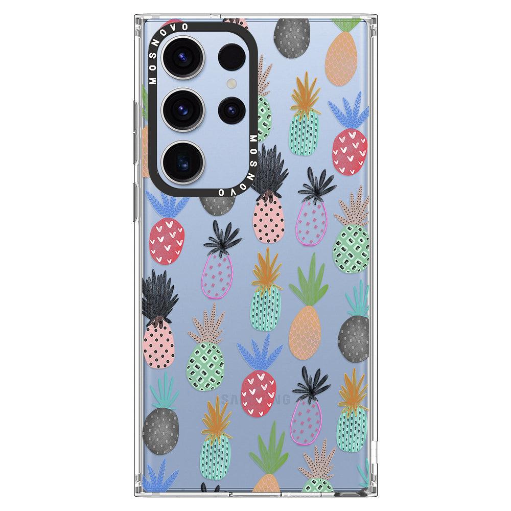 Cute Pineapple Phone Case - Samsung Galaxy S23 Ultra Case - MOSNOVO