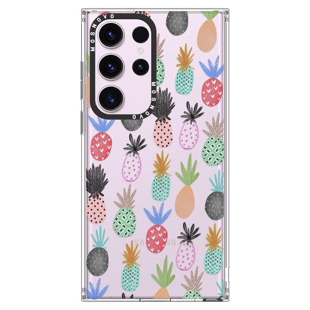 Cute Pineapple Phone Case - Samsung Galaxy S23 Ultra Case - MOSNOVO