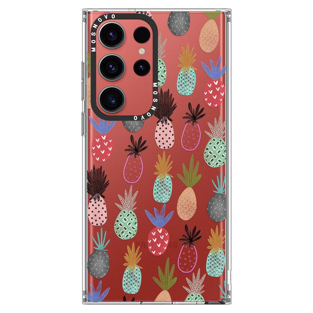 Cute Pineapple Phone Case - Samsung Galaxy S23 Ultra Case - MOSNOVO