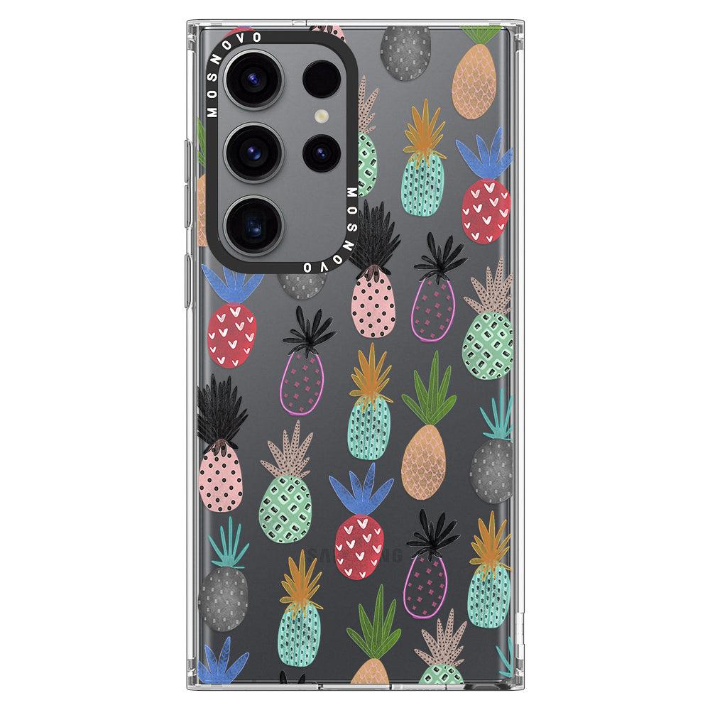 Cute Pineapple Phone Case - Samsung Galaxy S23 Ultra Case - MOSNOVO