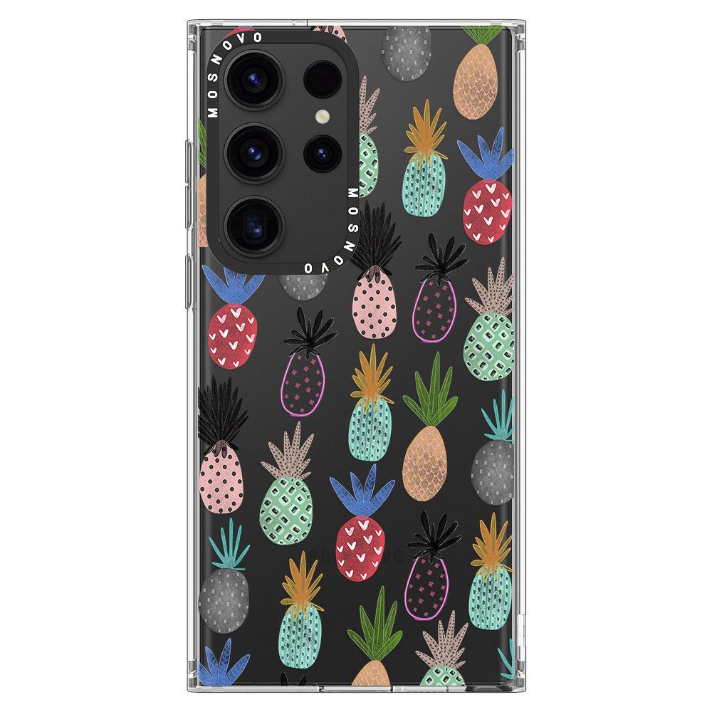 Cute Pineapple Phone Case - Samsung Galaxy S23 Ultra Case - MOSNOVO