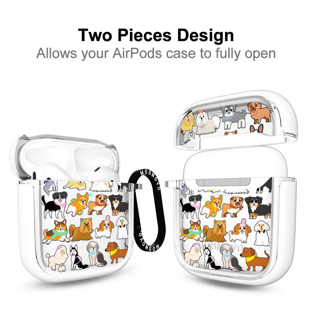 Cute Puppy AirPods 1/2 Case - MOSNOVO