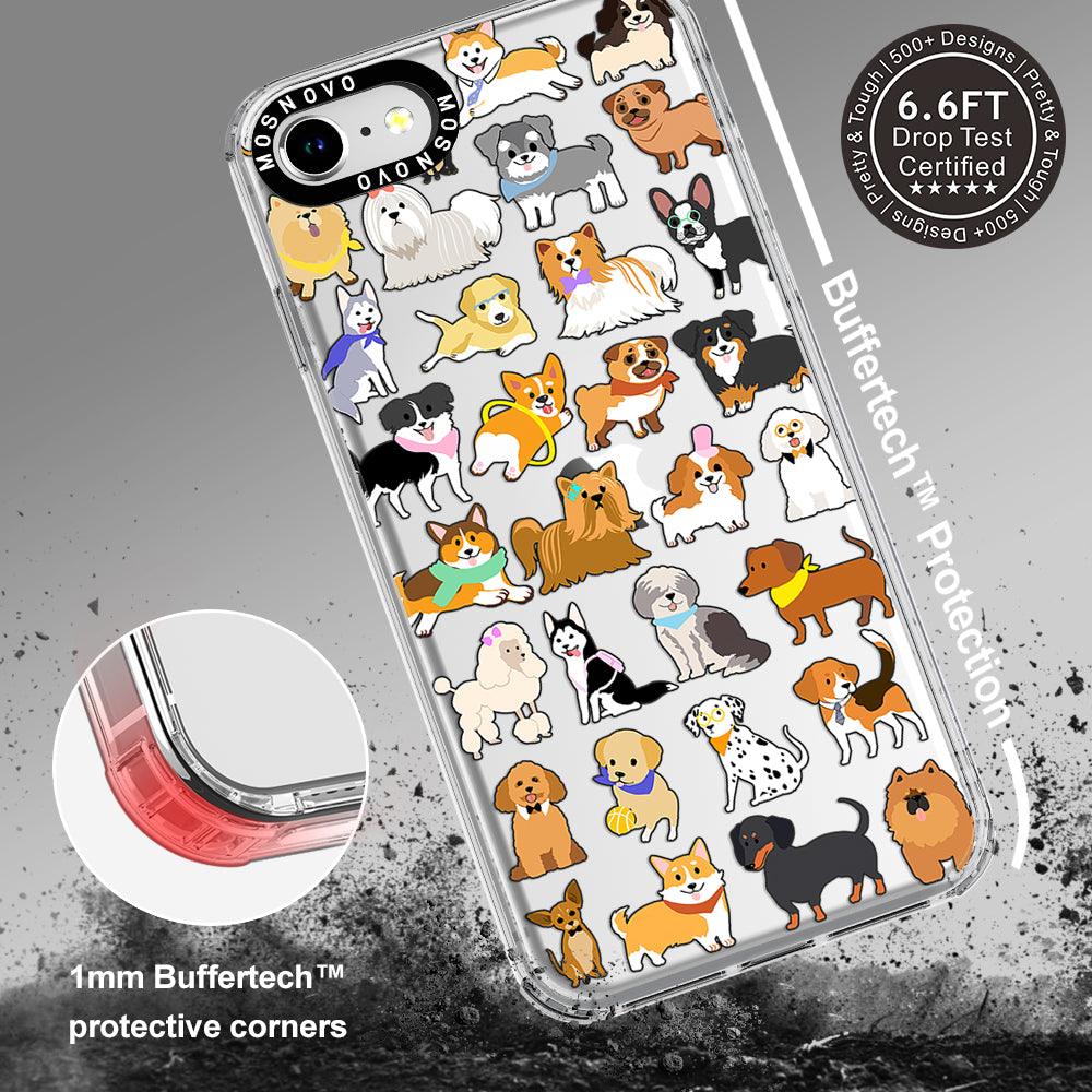 Cute Puppy Phone Case - iPhone 8 Case - MOSNOVO