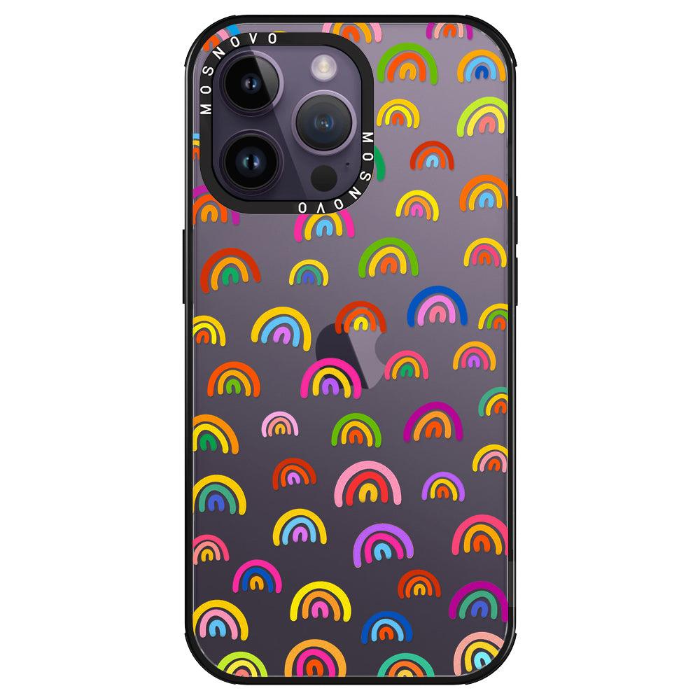 Cute Rainbow Phone Case - iPhone 14 Pro Max Case - MOSNOVO