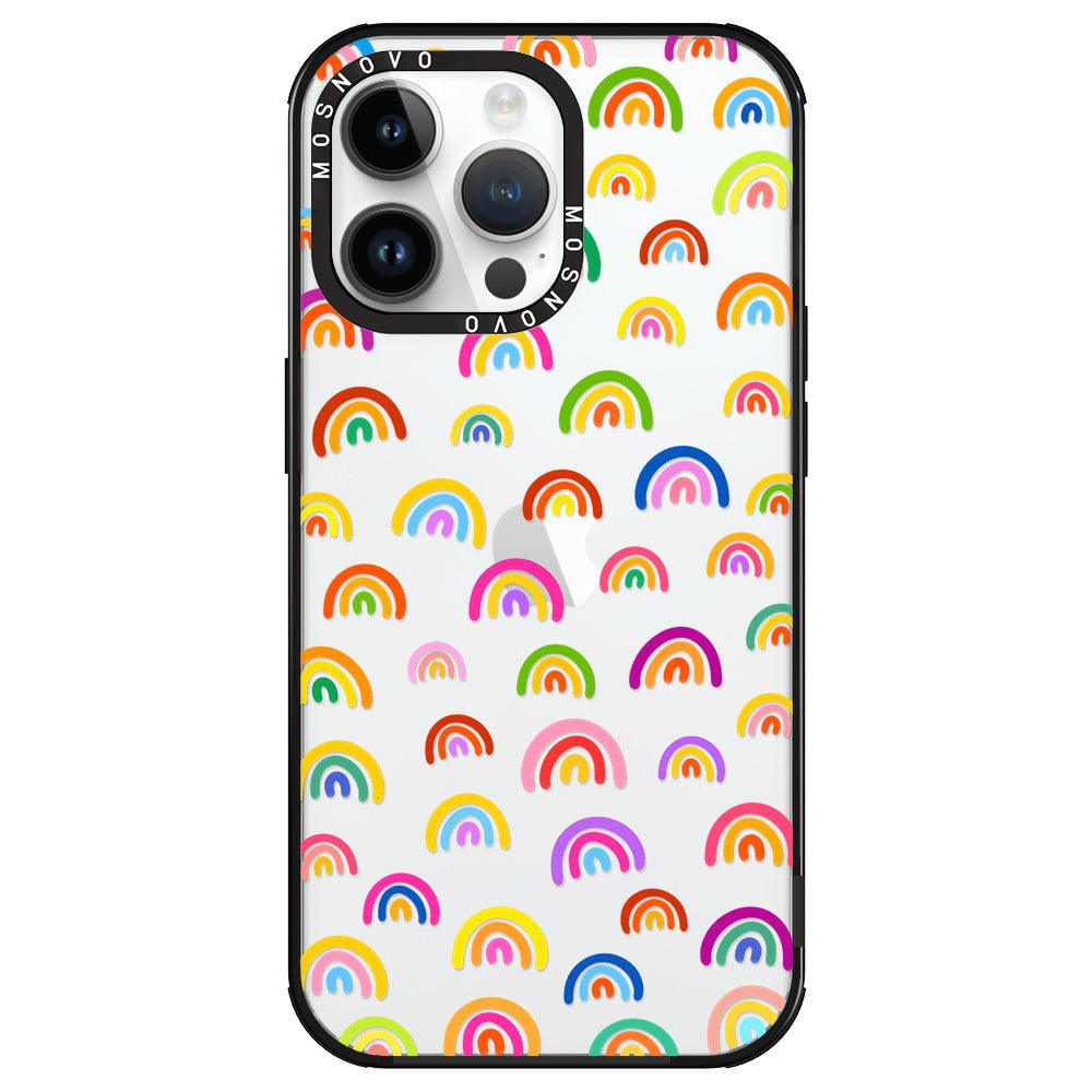 Cute Rainbow Phone Case - iPhone 14 Pro Max Case - MOSNOVO