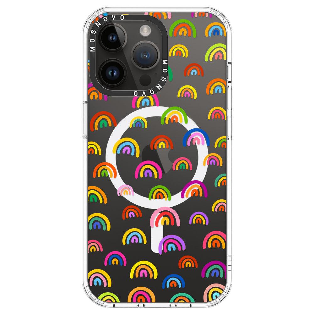 Cute Rainbow Phone Case - iPhone 14 Pro Max Case - MOSNOVO