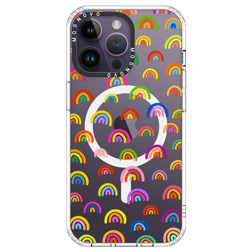 Cute Rainbow Phone Case - iPhone 14 Pro Max Case - MOSNOVO