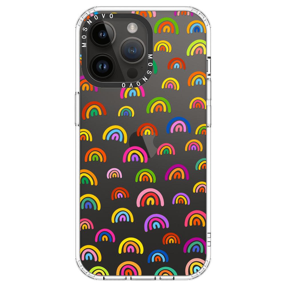 Cute Rainbow Phone Case - iPhone 14 Pro Max Case - MOSNOVO