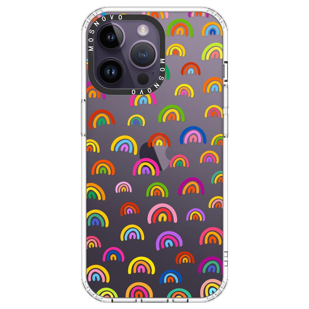 Cute Rainbow Phone Case - iPhone 14 Pro Max Case - MOSNOVO