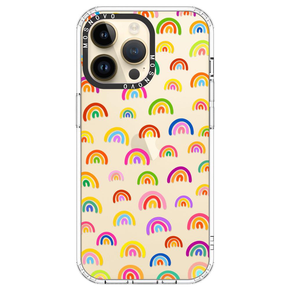 Cute Rainbow Phone Case - iPhone 14 Pro Max Case - MOSNOVO