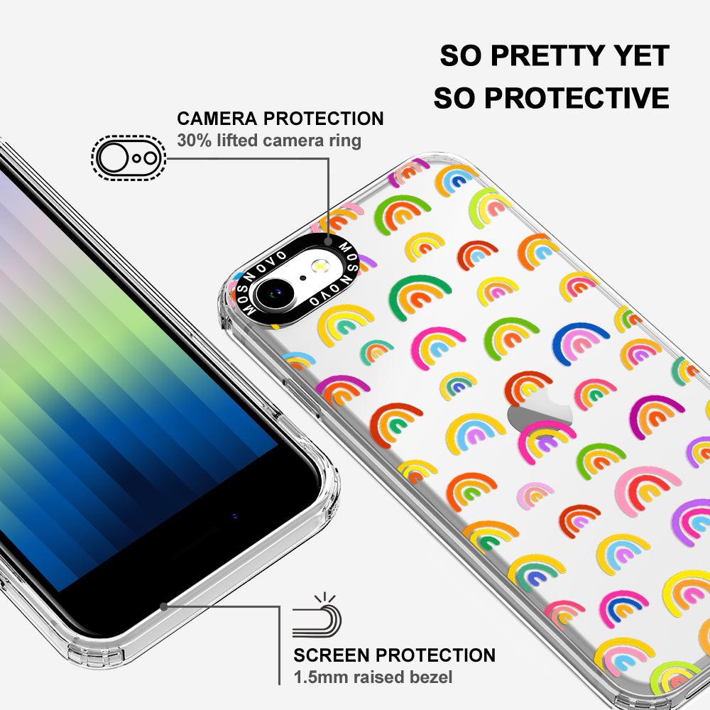 Cute Rainbow Phone Case - iPhone SE 2020 Case - MOSNOVO