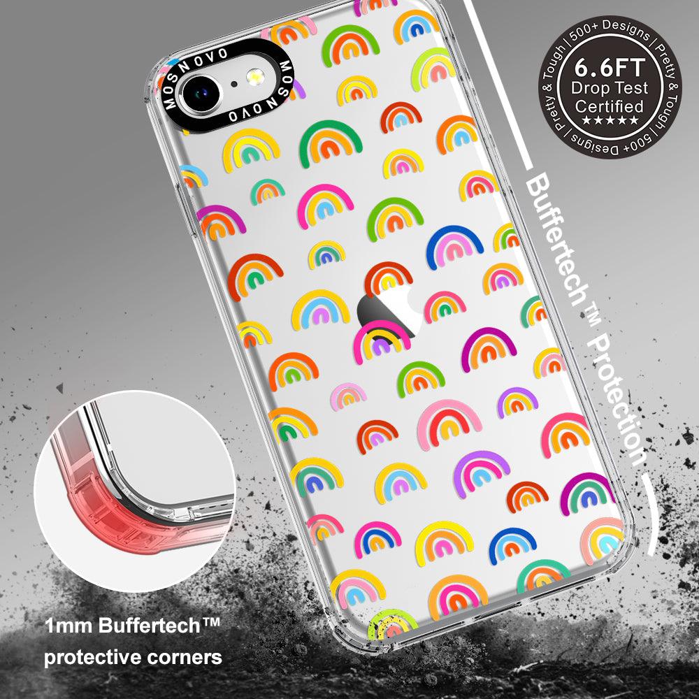 Cute Rainbow Phone Case - iPhone SE 2020 Case - MOSNOVO