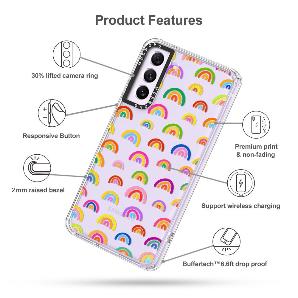 Cute Rainbow Phone Case - Samsung Galaxy S21 FE Case - MOSNOVO