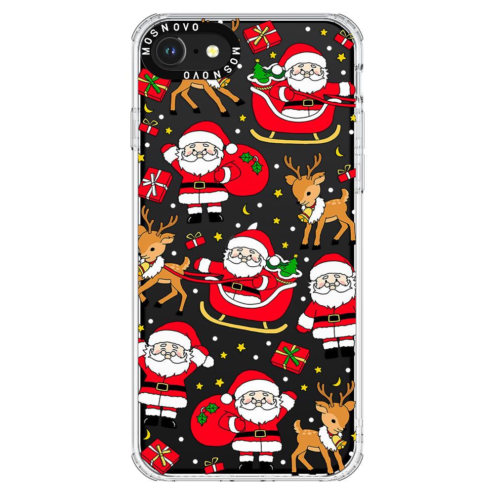 Cute Santa Claus Deer Phone Case - iPhone 8 Case - MOSNOVO