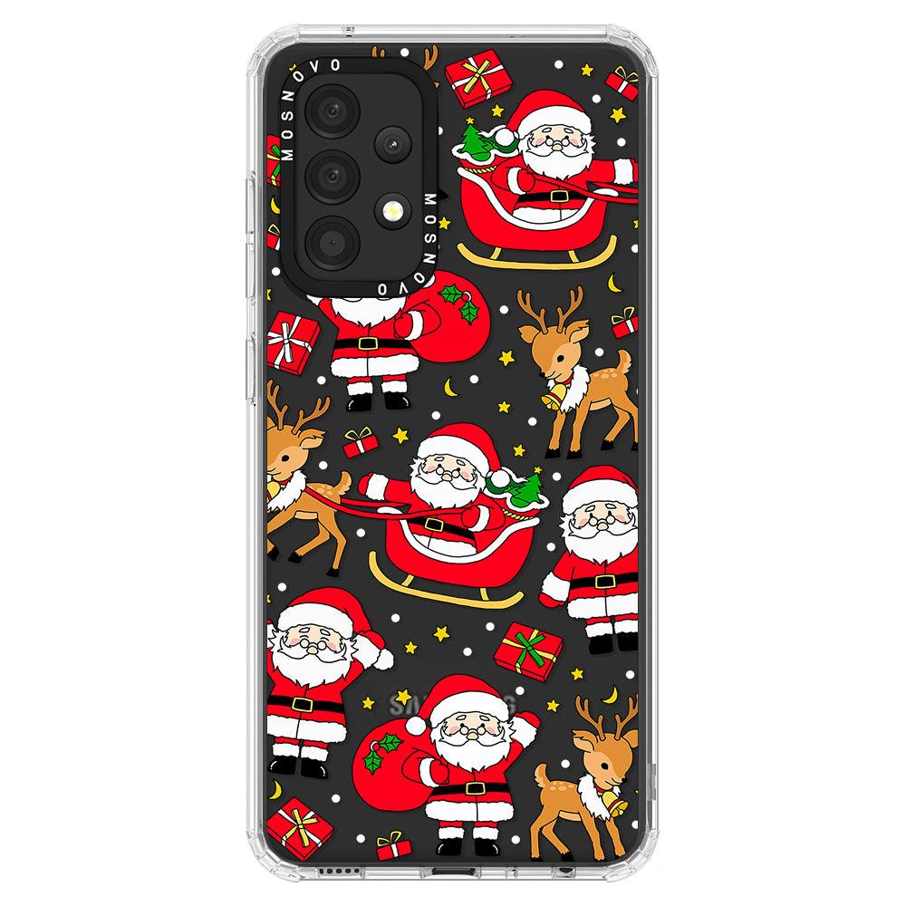 Cute Santa Claus Deer Phone Case - Samsung Galaxy A52 & A52s Case - MOSNOVO