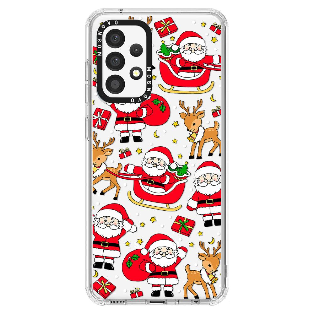 Cute Santa Claus Deer Phone Case - Samsung Galaxy A52 & A52s Case - MOSNOVO