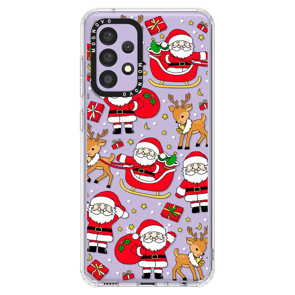 Cute Santa Claus Deer Phone Case - Samsung Galaxy A52 & A52s Case - MOSNOVO