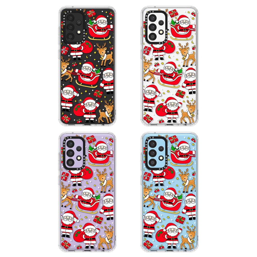 Cute Santa Claus Deer Phone Case - Samsung Galaxy A52 & A52s Case - MOSNOVO