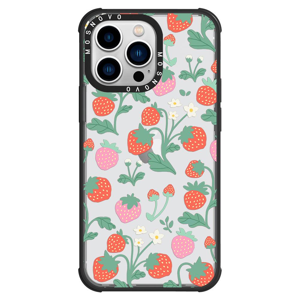 Cute Strawberry Phone Case - iPhone 13 Pro Case - MOSNOVO