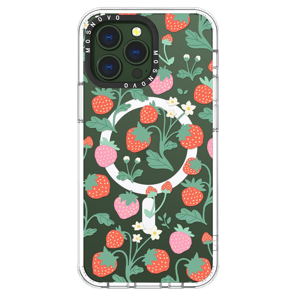 Cute Strawberry Phone Case - iPhone 13 Pro Case - MOSNOVO