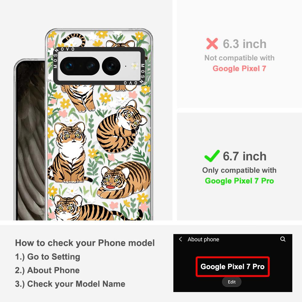 Cute Tiger Phone Case - Google Pixel 7 Pro Case - MOSNOVO