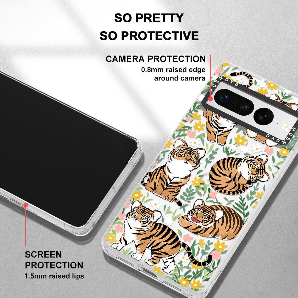 Cute Tiger Phone Case - Google Pixel 7 Pro Case - MOSNOVO