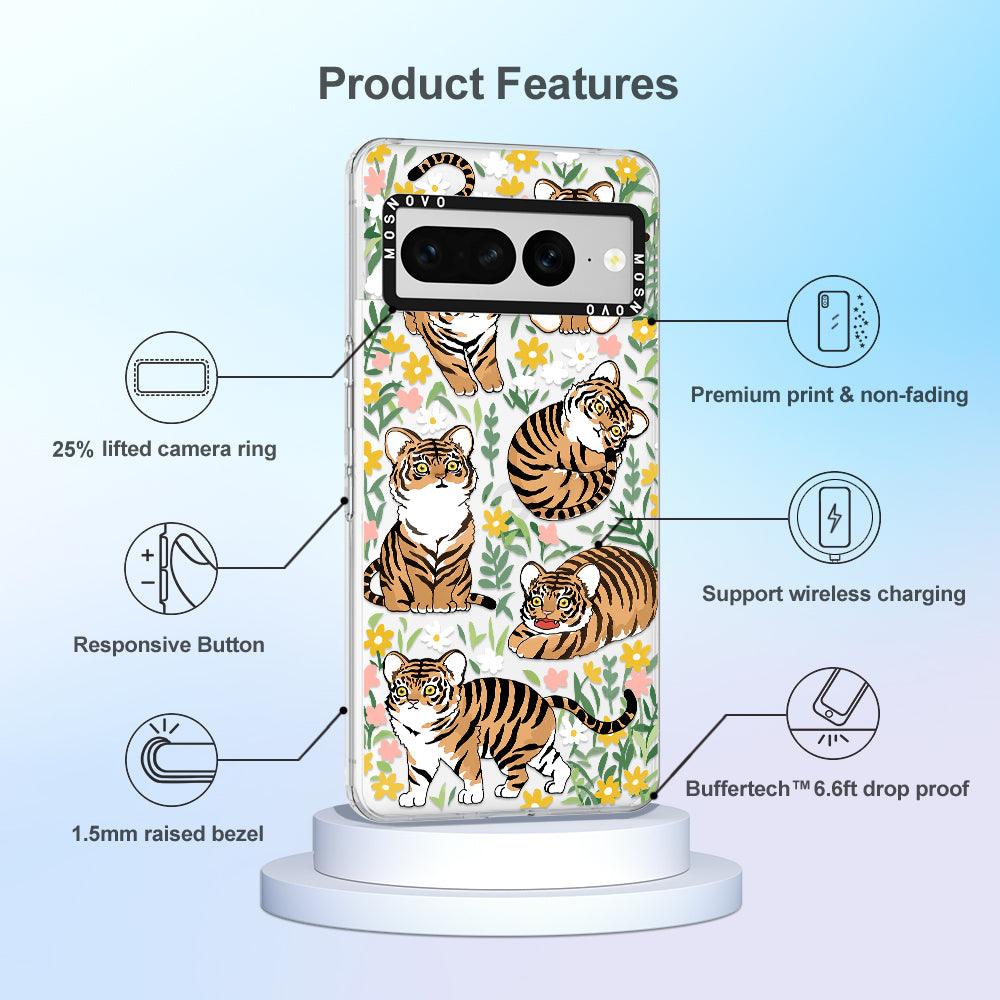 Cute Tiger Phone Case - Google Pixel 7 Pro Case - MOSNOVO