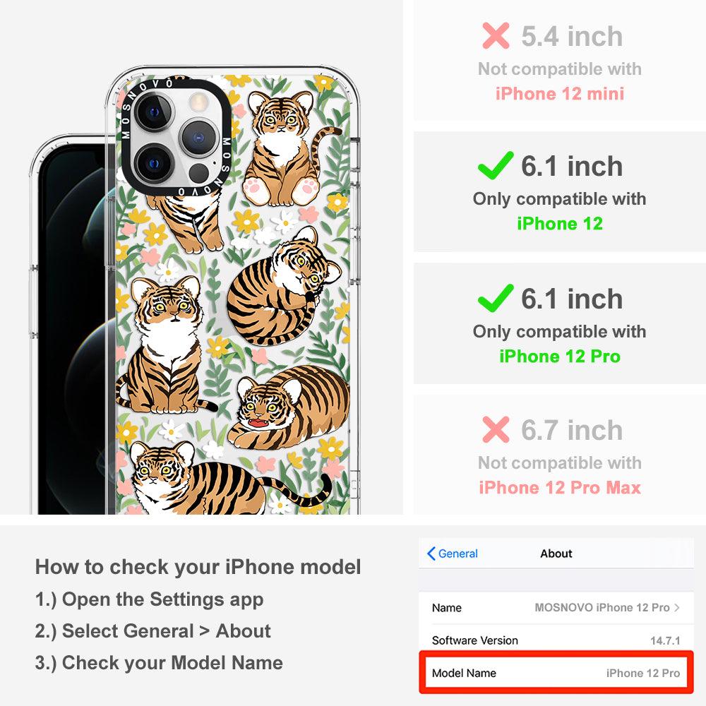 Cute Tiger Phone Case - iPhone 12 Pro Case - MOSNOVO