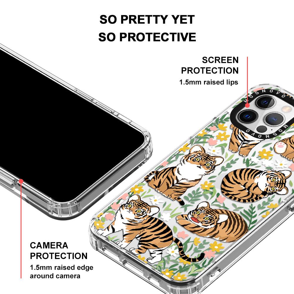 Cute Tiger Phone Case - iPhone 12 Pro Case - MOSNOVO