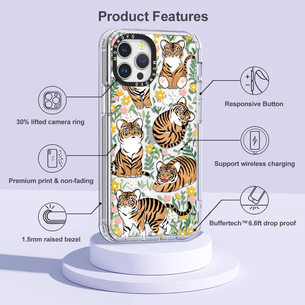 Cute Tiger Phone Case - iPhone 12 Pro Case - MOSNOVO