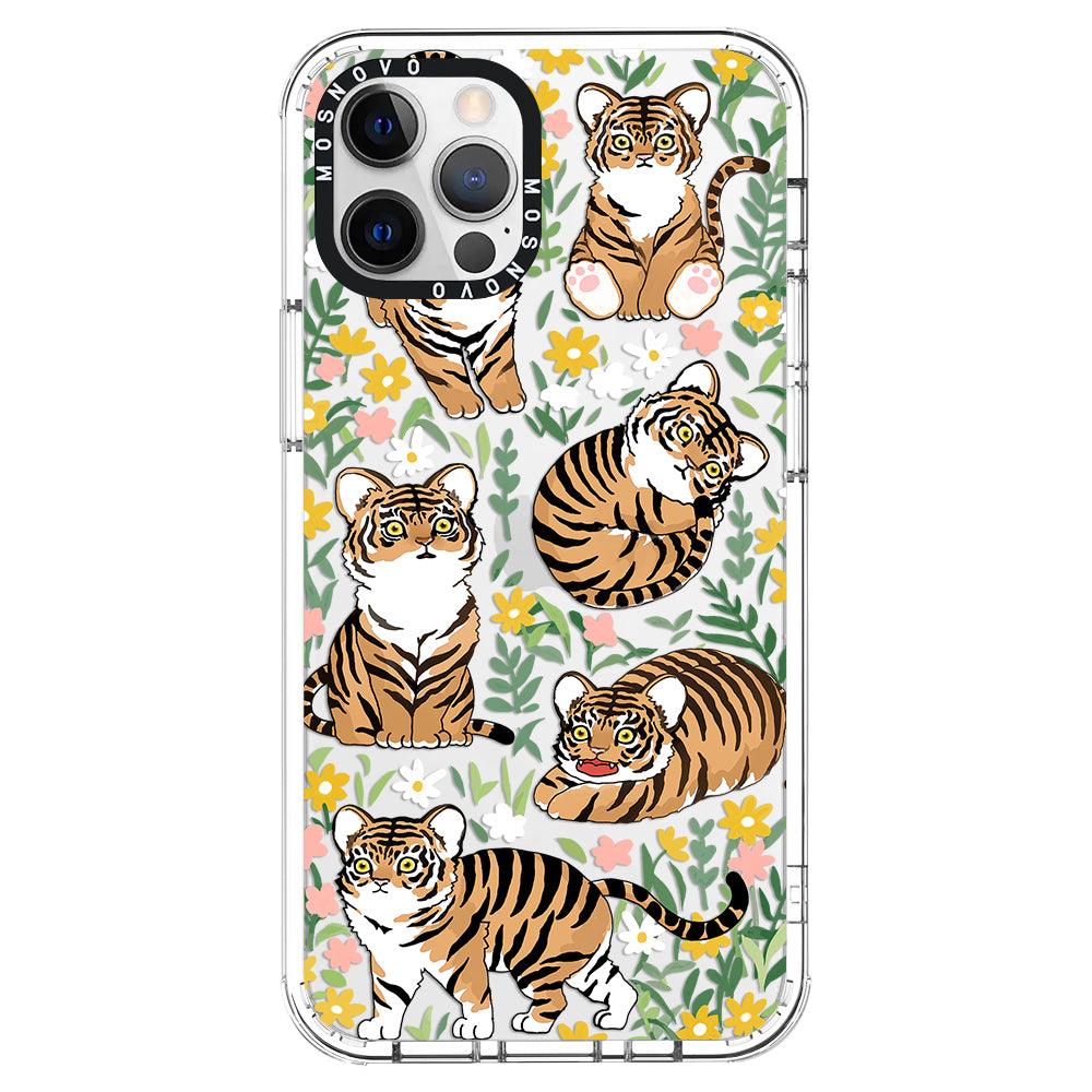 Cute Tiger Phone Case - iPhone 12 Pro Max Case - MOSNOVO