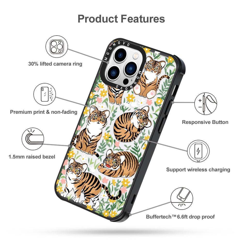 Cute Tiger Phone Case - iPhone 13 Pro Case - MOSNOVO