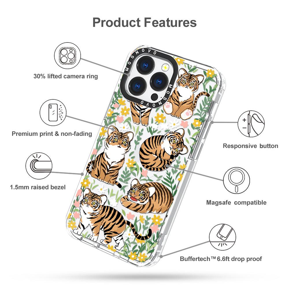 Cute Tiger Phone Case - iPhone 13 Pro Case - MOSNOVO