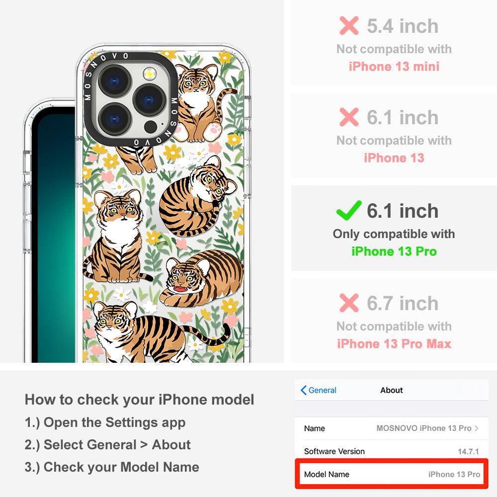 Cute Tiger Phone Case - iPhone 13 Pro Case - MOSNOVO