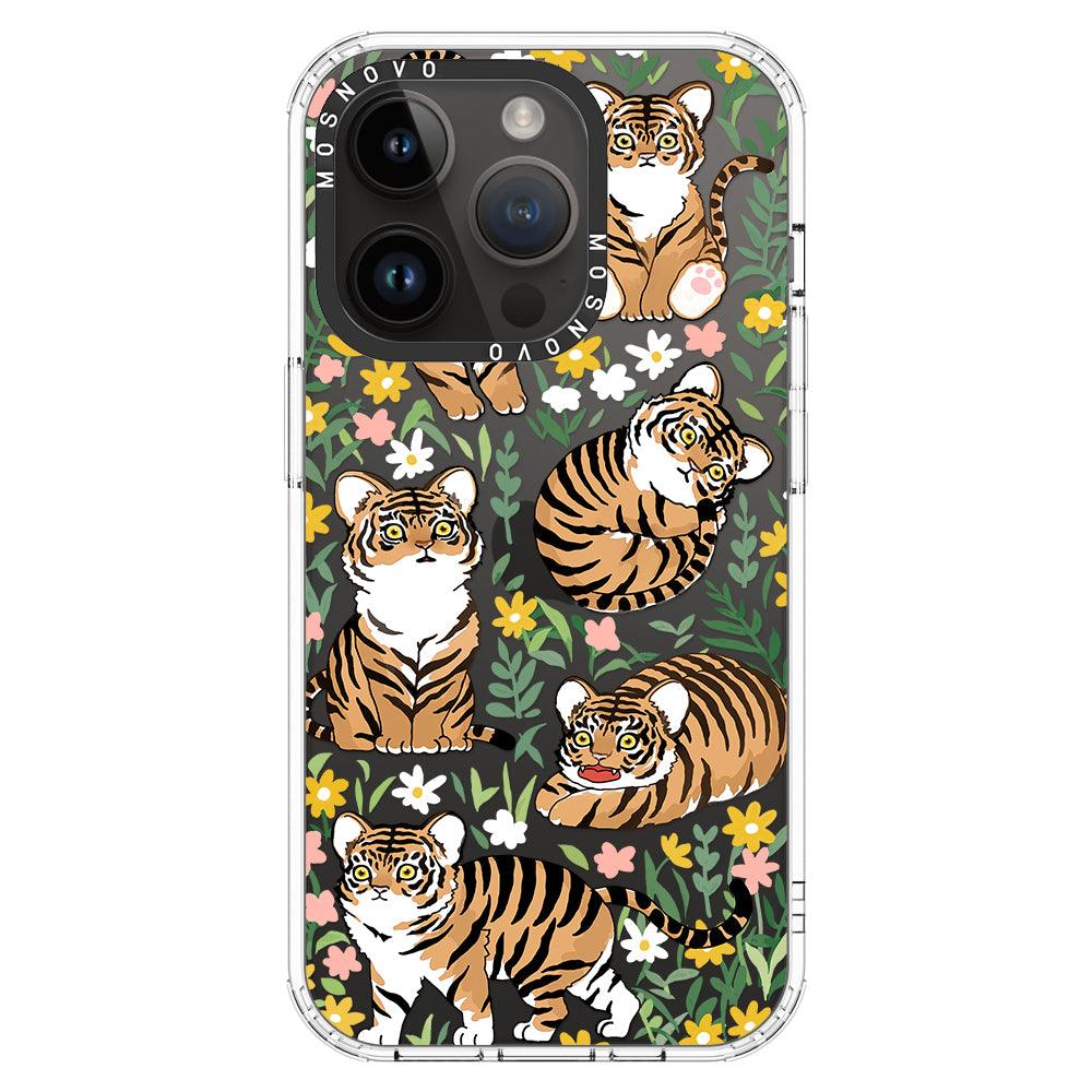 Cute Tiger Phone Case - iPhone 14 Pro Case - MOSNOVO