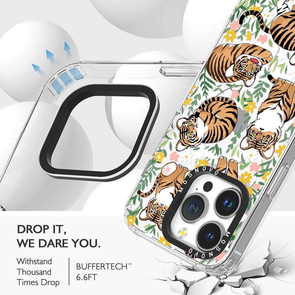 Cute Tiger Phone Case - iPhone 14 Pro Case - MOSNOVO
