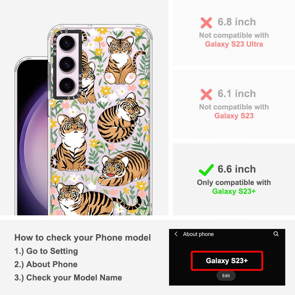 Cute Tiger Phone Case - Samsung Galaxy S23 Plus Case - MOSNOVO