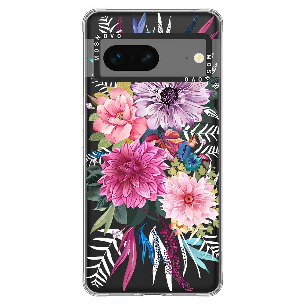 Dahlia Bloom Phone Case - Google Pixel 7 Case - MOSNOVO