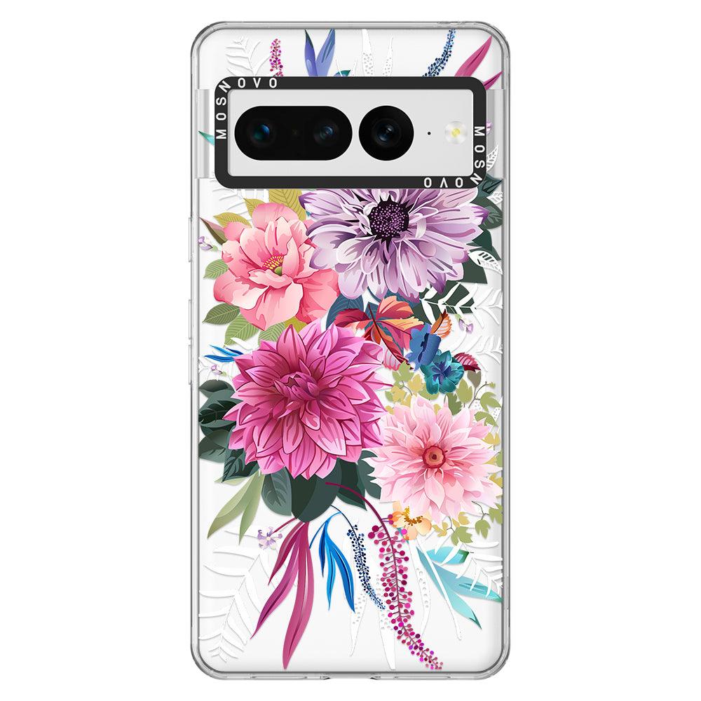 Dahlia Bloom Phone Case - Google Pixel 7 Pro Case - MOSNOVO