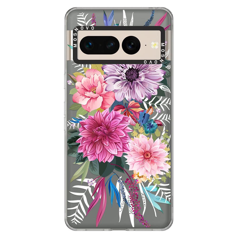 Dahlia Bloom Phone Case - Google Pixel 7 Pro Case - MOSNOVO