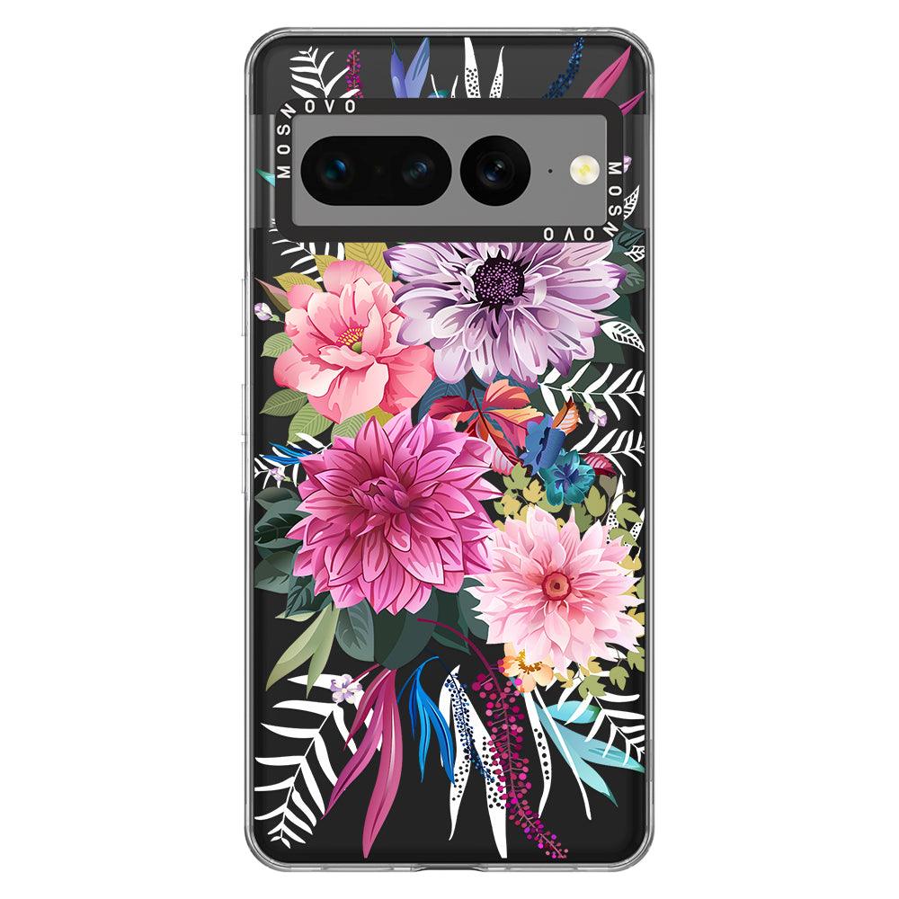 Dahlia Bloom Phone Case - Google Pixel 7 Pro Case - MOSNOVO