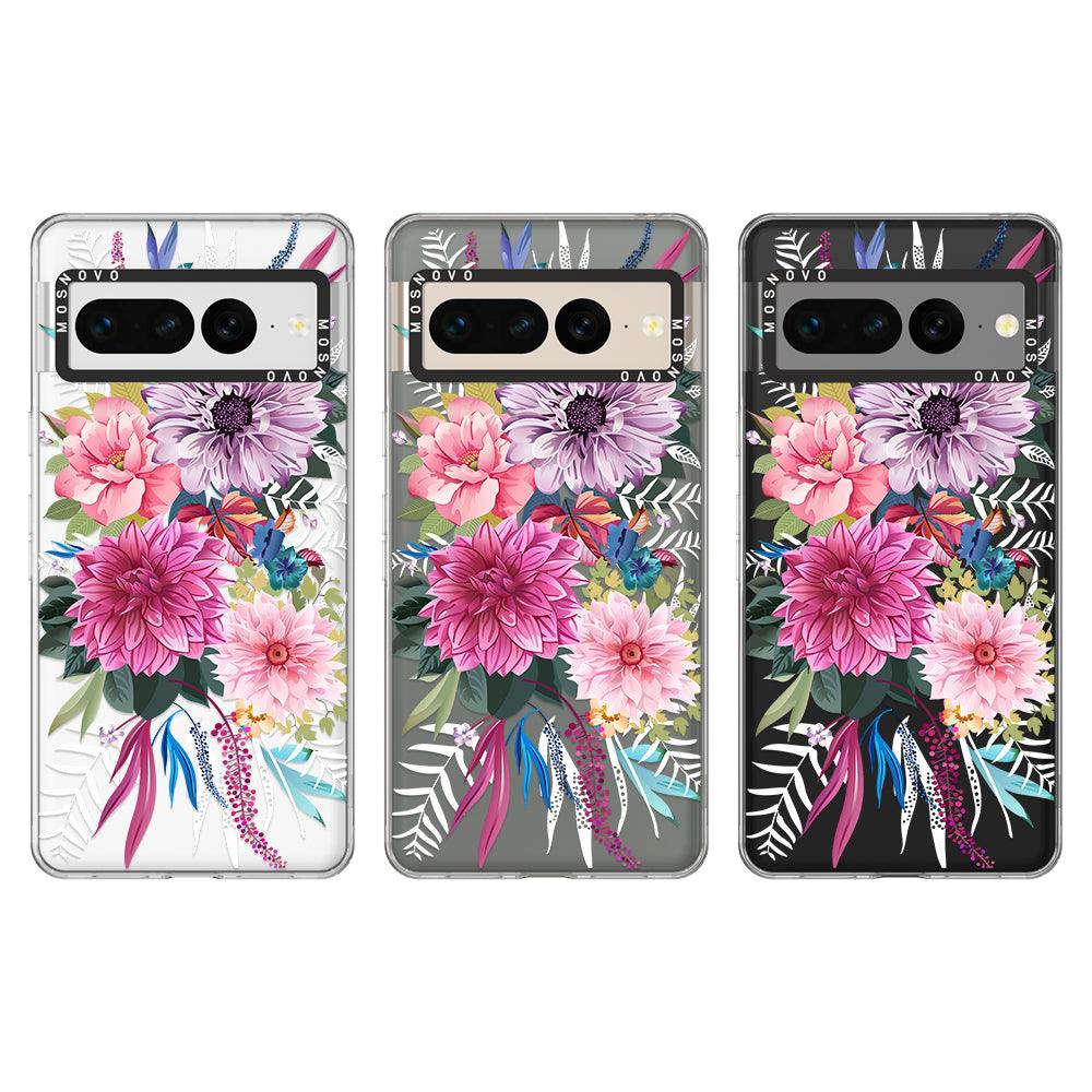 Dahlia Bloom Phone Case - Google Pixel 7 Pro Case - MOSNOVO