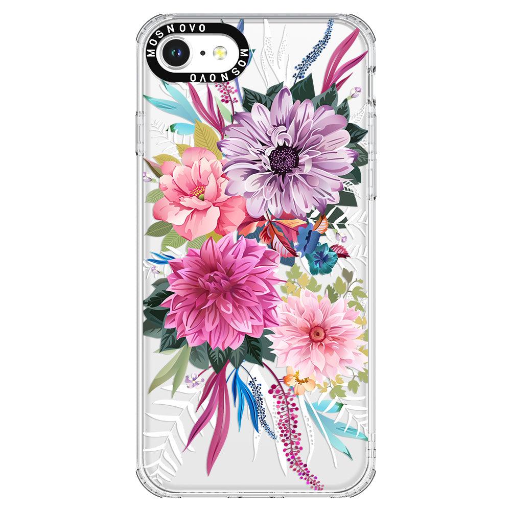 Dahlia Bloom Phone Case - iPhone 7 Case - MOSNOVO