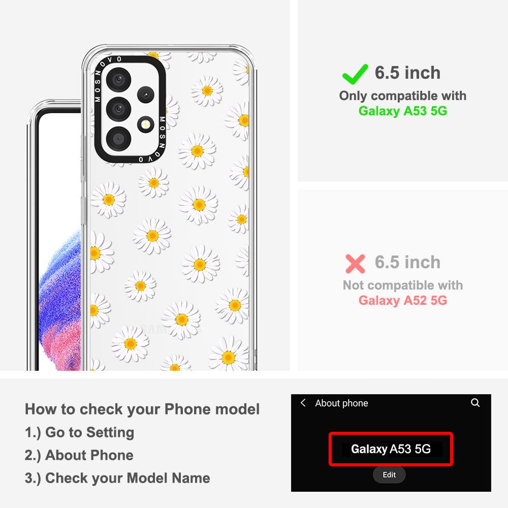 Daisy Phone Case - Samsung Galaxy A53 Case - MOSNOVO