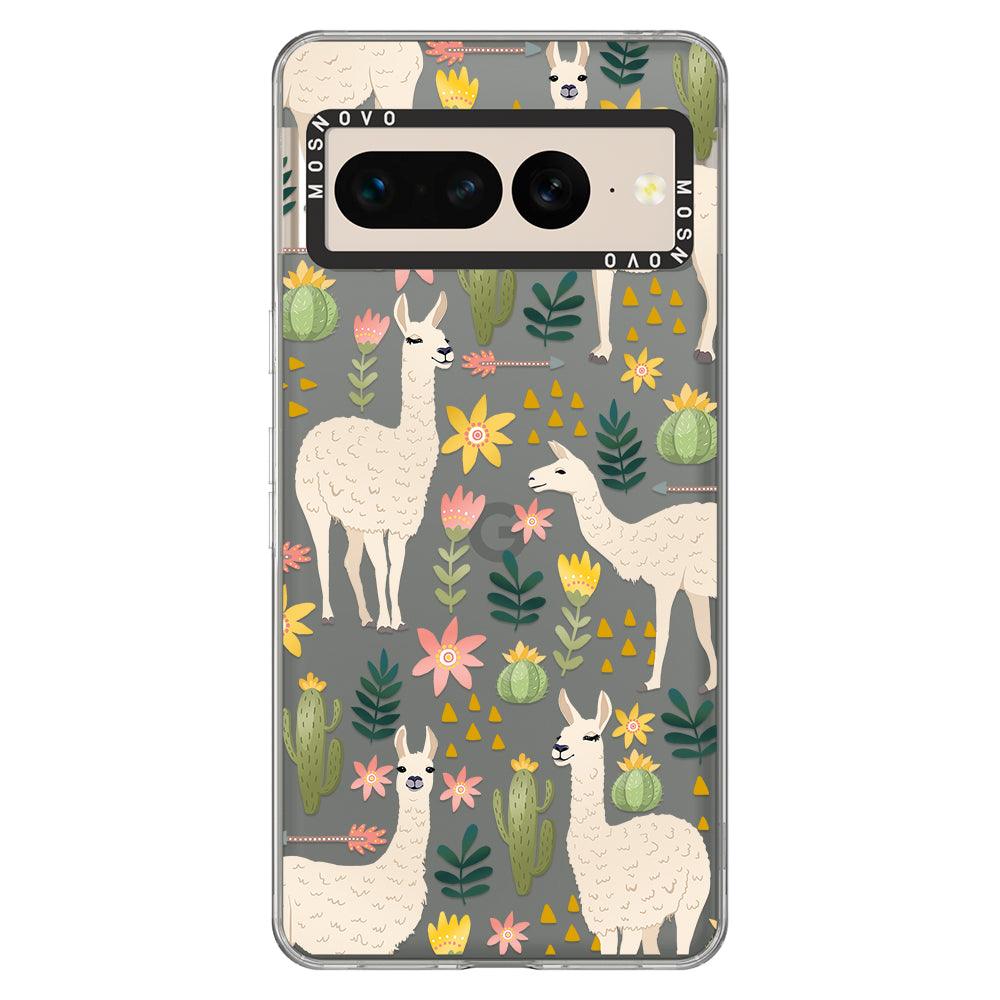 Desert Llama Phone Case - Google Pixel 7 Pro Case - MOSNOVO