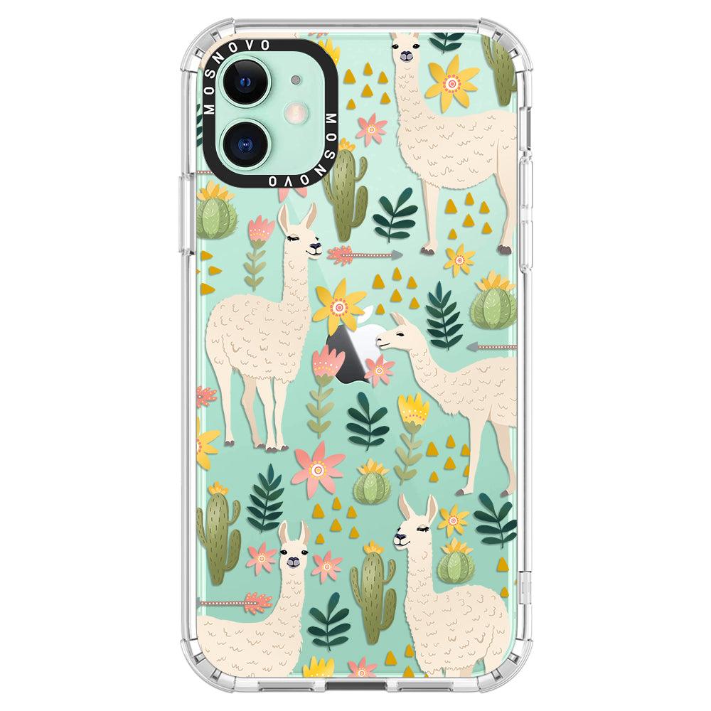 Desert Llama Phone Case - iPhone 11 Case - MOSNOVO